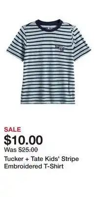 Nordstrom Tucker + Tate Kids' Stripe Embroidered T-Shirt offer