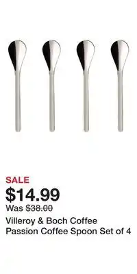 Nordstrom Villeroy & Boch Coffee Passion Coffee Spoon Set of 4 offer