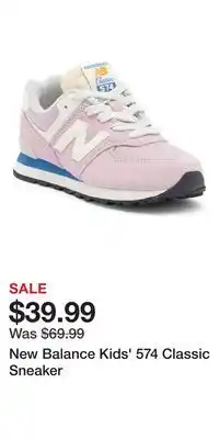 Nordstrom New Balance Kids' 574 Classic Sneaker offer
