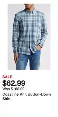 Nordstrom Coastline Knit Button-Down Shirt offer