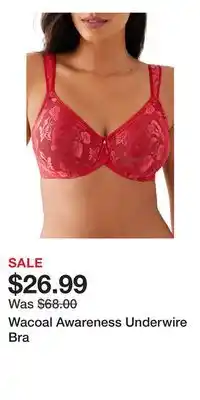 Nordstrom Wacoal Awareness Underwire Bra offer