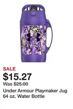 Dick's Sporting Goods Under Armour Playmaker Jug 64 oz. Water Bottle offer