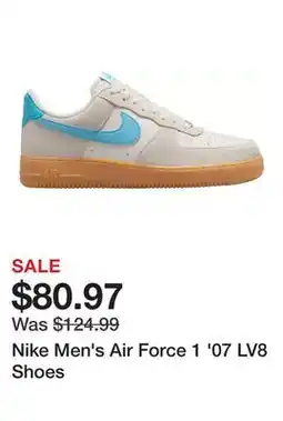 Dick's Sporting Goods Nike Men's Air Force 1 '07 LV8 Shoes offer