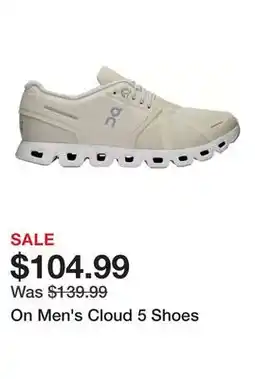 Dick's Sporting Goods On Men's Cloud 5 Shoes offer
