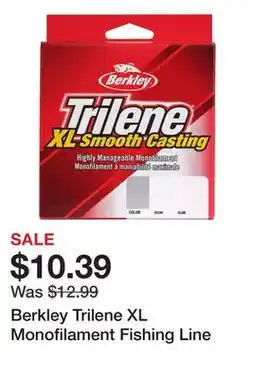 Dick's Sporting Goods Berkley Trilene XL Monofilament Fishing Line offer