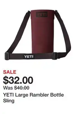 Dick's Sporting Goods YETI Large Rambler Bottle Sling offer