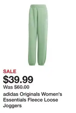 Dick's Sporting Goods adidas Originals Women's Essentials Fleece Loose Joggers offer