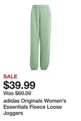 Dick's Sporting Goods adidas Originals Women's Essentials Fleece Loose Joggers offer