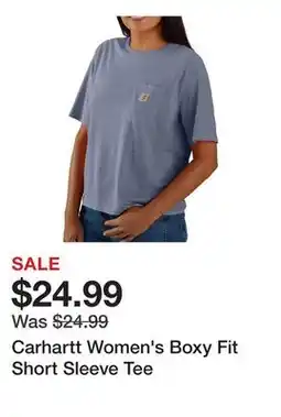 Dick's Sporting Goods Carhartt Women's Boxy Fit Short Sleeve Tee offer
