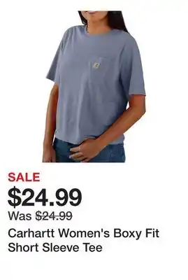 Dick's Sporting Goods Carhartt Women's Boxy Fit Short Sleeve Tee offer