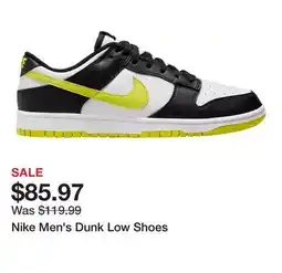 Dick's Sporting Goods Nike Men's Dunk Low Shoes offer