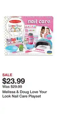 Kohl's Melissa & Doug Love Your Look Nail Care Playset offer