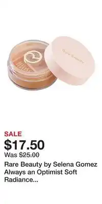 Kohl's Rare Beauty by Selena Gomez Always an Optimist Soft Radiance Setting Powder offer