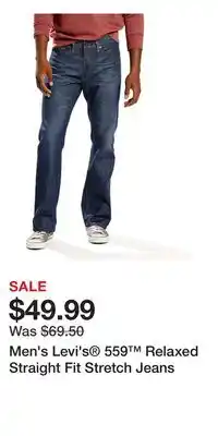 Kohl's Men's Levi's 559 Relaxed Straight Fit Stretch Jeans offer