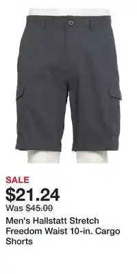 Kohl's Men's Hallstatt Stretch Freedom Waist 10-in. Cargo Shorts offer