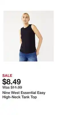 Kohl's Nine West Essential Easy High-Neck Tank Top offer