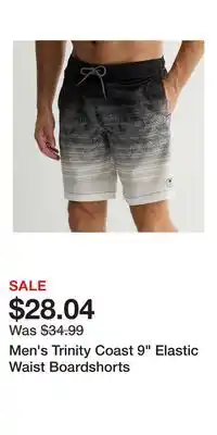 Kohl's Men's Trinity Coast 9 Elastic Waist Boardshorts offer
