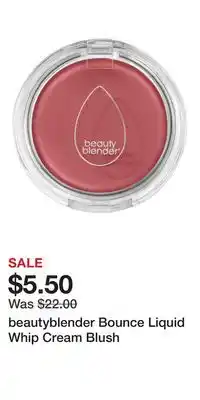 Kohl's beautyblender Bounce Liquid Whip Cream Blush offer