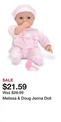 Kohl's Melissa & Doug Jenna Doll offer