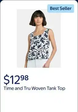 Walmart Time and Tru Women's Woven Tank Top offer