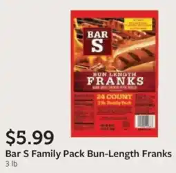 Fareway Bar s family pack bun-length franks offer