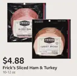 Fareway Frick's sliced ham & turkey offer