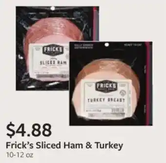 Fareway Frick's sliced ham & turkey offer