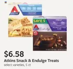 Fareway Atkins snack & endulge treats offer