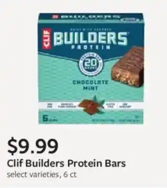 Fareway Clif builders protein bars offer
