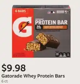 Fareway Gatorade whey protein bars offer