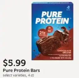 Fareway Pure protein bars offer