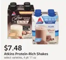 Fareway Atkins protein-rich shakes offer