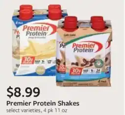 Fareway Premier protein shakes offer