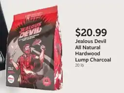 Fareway Jealous devil all natural hardwood lump charcoal offer