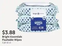 Fareway Bright essentials flushable wipes offer