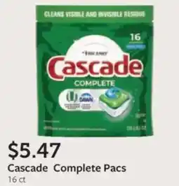 Fareway Cascade complete pacs offer