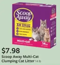 Fareway Scoop away multi-cat clumping cat litter offer