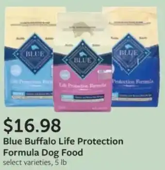 Fareway Blue buffalo life protection formula dog food offer