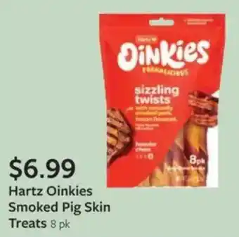 Fareway Hartz oinkies smoked pig skin treats offer