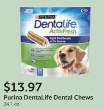Fareway Purina dentalife dental chews offer