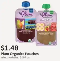 Fareway Plum organics pouches offer