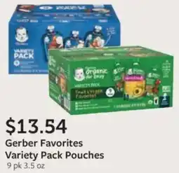 Fareway Gerber favorites variety pack pouches offer