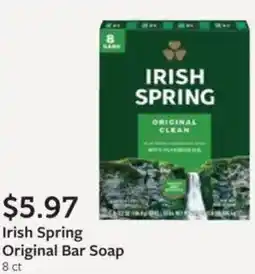 Fareway Irish spring original bar soap offer