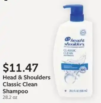 Fareway Head & shoulders classic clean shampoo offer