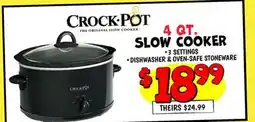 Ollie's SLOW COOKER offer