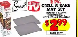 Ollie's GRILL & BAKE MAT SET offer