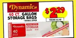 Ollie's DYNAMIC GALLON STORAGE BAGS offer