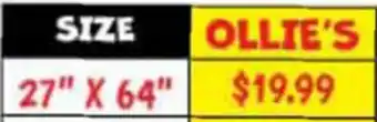 Ollie's 2 FAUX WOOD BLINDS offer