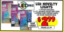 Ollie's LED NOVELTY LIGHTS offer