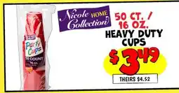 Ollie's HEAVY DUTY CUPS offer